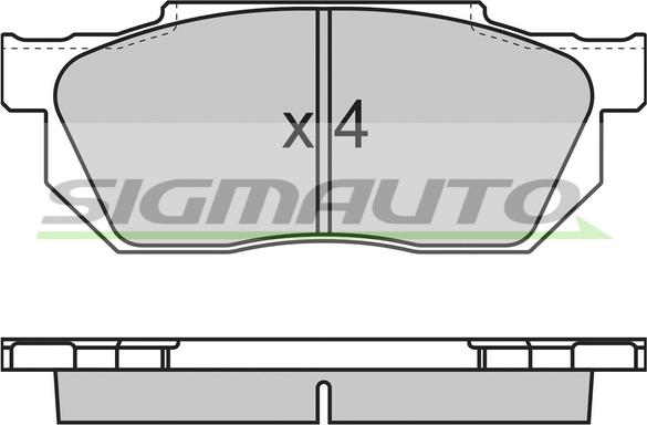 Suzuki 5511077501000 - Zestaw klocków hamulcowych, hamulce tarczowe parts5.com