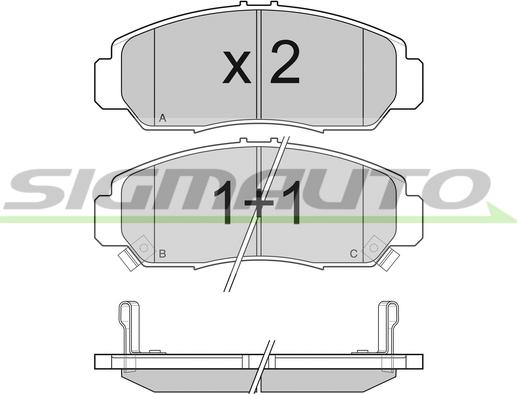 Remsa 0747.02 - Σετ τακάκια, δισκόφρενα parts5.com