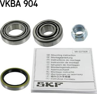 SKF VKBA 904 - Set rulment roata parts5.com