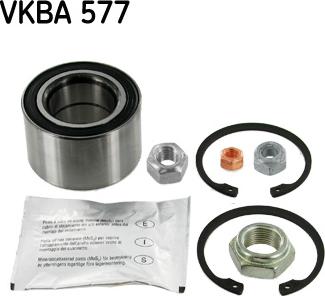 SKF VKBA 577 - Σετ ρουλεμάν τροχών parts5.com