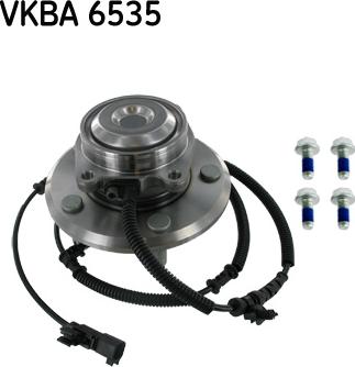 SKF VKBA 6535 - Σετ ρουλεμάν τροχών parts5.com