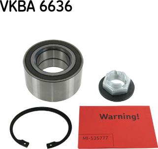 SKF VKBA 6636 - Wheel hub, bearing Kit parts5.com