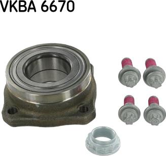 SKF VKBA 6670 - Set rulment roata parts5.com