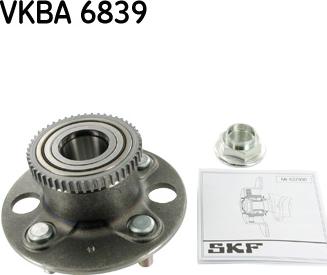 SKF VKBA 6839 - Lożisko kolesa - opravná sada parts5.com