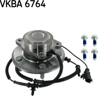 SKF VKBA 6764 - Σετ ρουλεμάν τροχών parts5.com