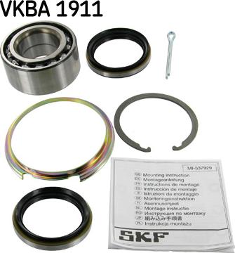 SKF VKBA 1911 - Zestaw łożysk koła parts5.com