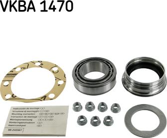 SKF VKBA 1470 - Komplet ležaja točka parts5.com