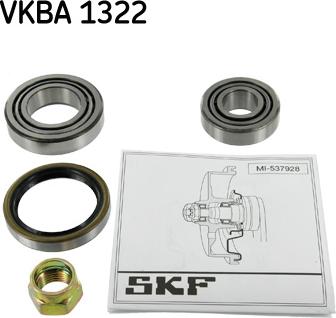 SKF VKBA 1322 - Kerékcsapágy készlet parts5.com