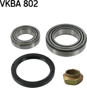 SKF VKBA 802 - Σετ ρουλεμάν τροχών parts5.com