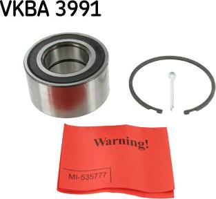 SKF VKBA 3991 - Zestaw łożysk koła parts5.com