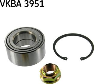 SKF VKBA 3951 - Kit de roulements de roue parts5.com