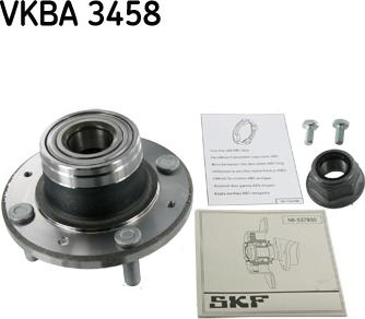 SKF VKBA 3458 - Wheel hub, bearing Kit parts5.com