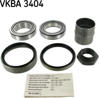 SKF VKBA 3404 - Juego de cojinete de rueda parts5.com