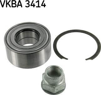 SKF VKBA 3414 - Zestaw łożysk koła parts5.com