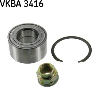 SKF VKBA 3416 - Zestaw łożysk koła parts5.com