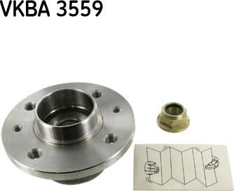 SKF VKBA 3559 - Wheel hub, bearing Kit parts5.com