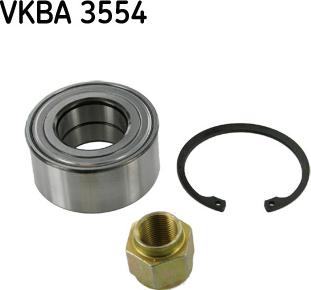 SKF VKBA 3554 - Kerékcsapágy készlet parts5.com