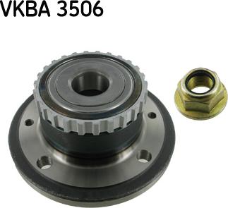 SKF VKBA 3506 - Wheel hub, bearing Kit parts5.com