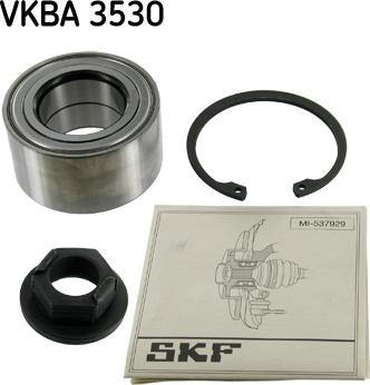 SKF VKBA 3530 - Komplet kolesnega lezaja parts5.com