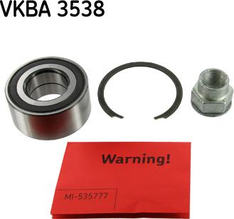 SKF VKBA 3538 - Zestaw łożysk koła parts5.com