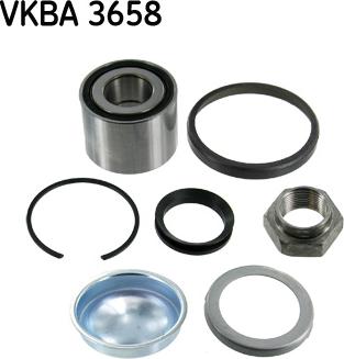 SKF VKBA 3658 - Rattalaagrikomplekt parts5.com