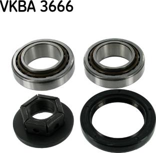 SKF VKBA 3666 - Kerékcsapágy készlet parts5.com