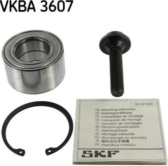 SKF VKBA 3607 - Juego de cojinete de rueda parts5.com