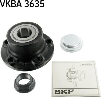 SKF VKBA 3635 - Lożisko kolesa - opravná sada parts5.com