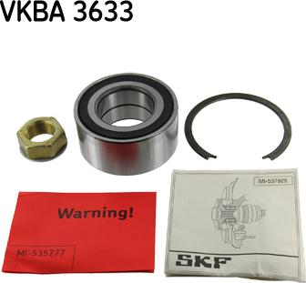 SKF VKBA 3633 - Lożisko kolesa - opravná sada parts5.com