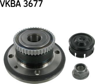 SKF VKBA 3677 - Wheel hub, bearing Kit parts5.com