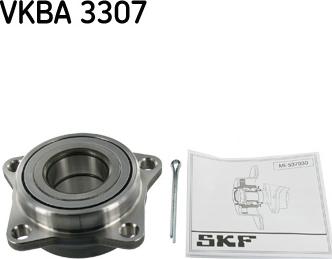 SKF VKBA 3307 - Wheel hub, bearing Kit parts5.com