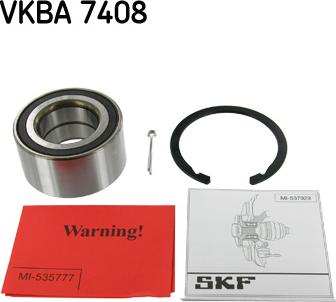 SKF VKBA 7408 - Σετ ρουλεμάν τροχών parts5.com