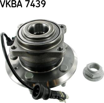 SKF VKBA 7439 - Juego de cojinete de rueda parts5.com