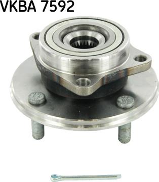 SKF VKBA 7592 - Wheel hub, bearing Kit parts5.com