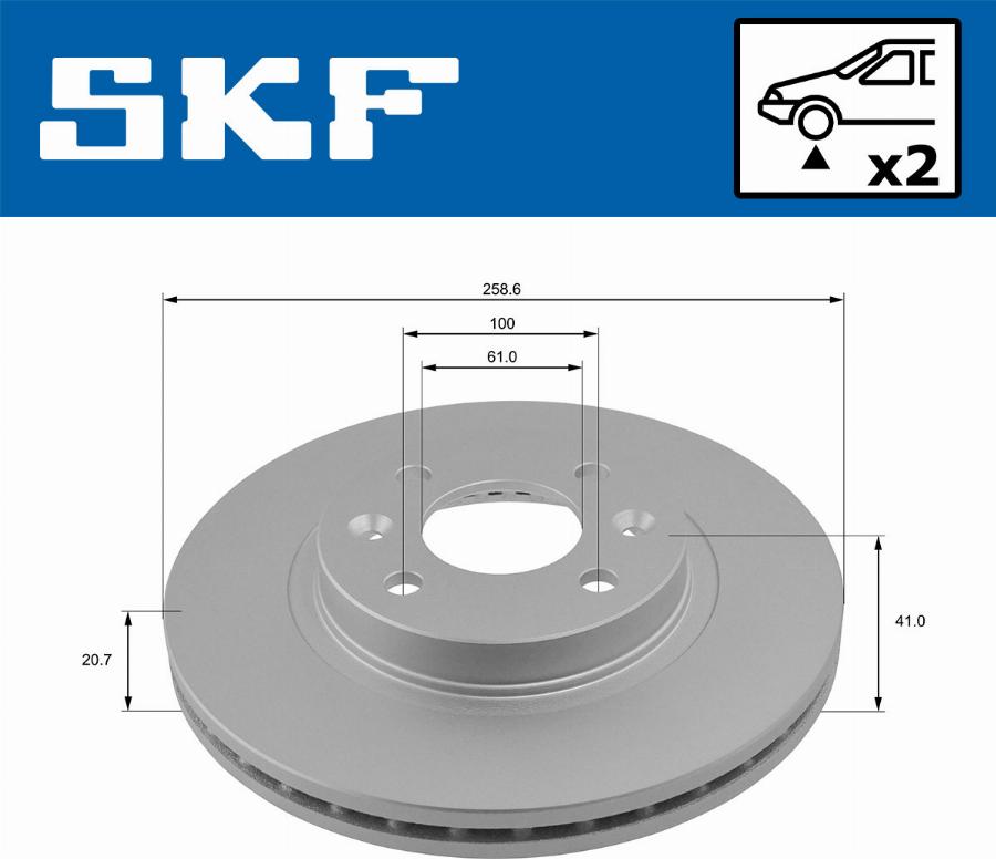 SKF VKBD 80011 V2 - Féktárcsa parts5.com