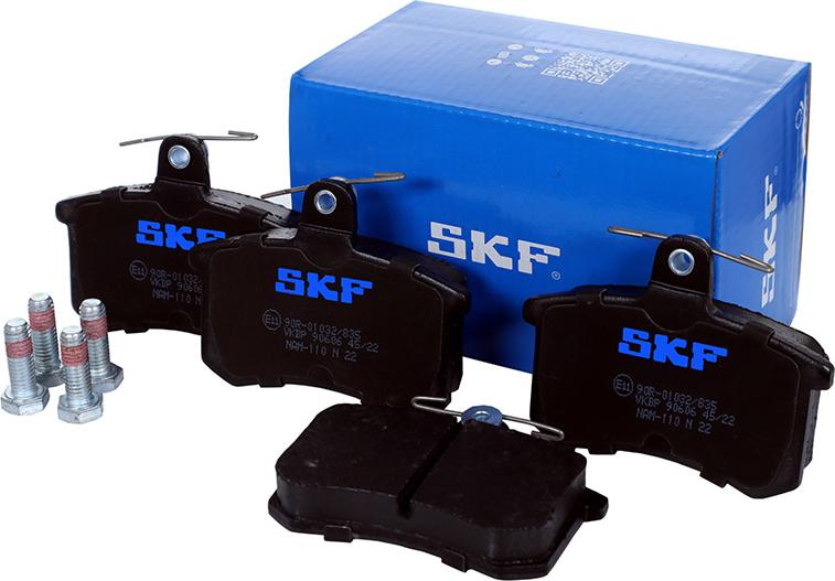 SKF VKBP 90606 - Kit de plaquettes de frein, frein à disque parts5.com