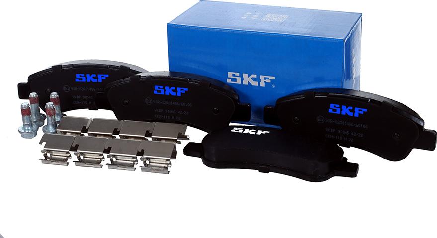 SKF VKBP 90045 - Komplet kočnih obloga, disk kočnica parts5.com