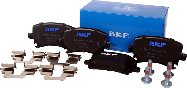 SKF VKBP 90014 - Комплект спирачно феродо, дискови спирачки parts5.com