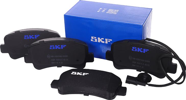 SKF VKBP 90010 E - Komplet pločica, disk-kočnica parts5.com