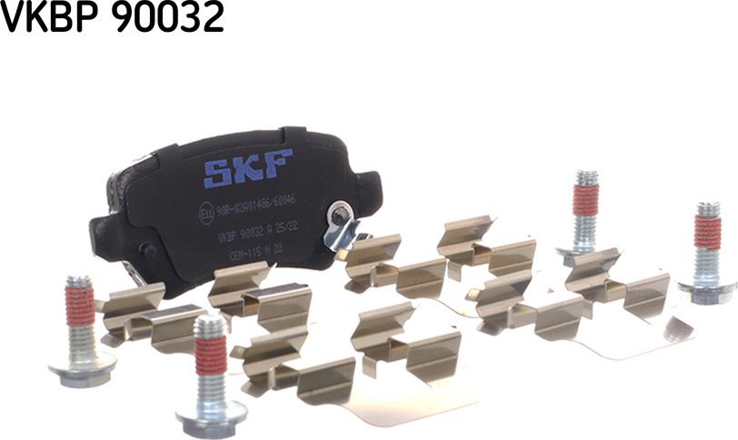 SKF VKBP 90032 A - Brake Pad Set, disc brake parts5.com