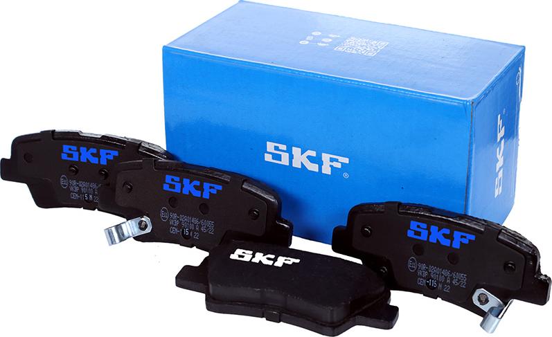 SKF VKBP 90100 A - Комплект спирачно феродо, дискови спирачки parts5.com