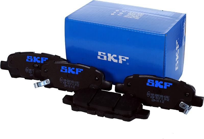 SKF VKBP 90107 A - Bremsbelagsatz, Scheibenbremse parts5.com