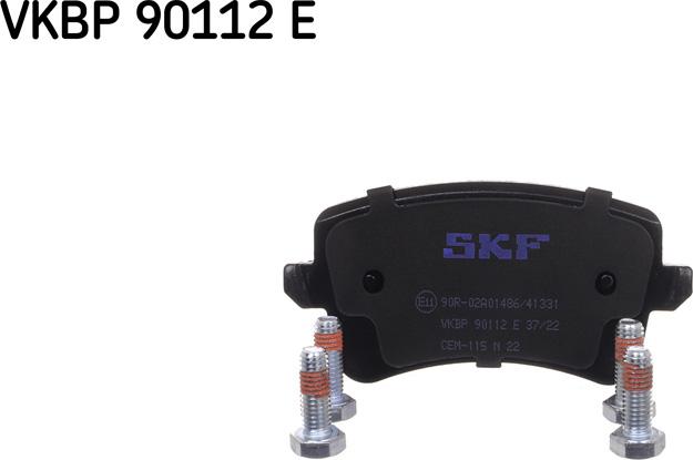 SKF VKBP 90112 E - Fren balata seti, diskli fren parts5.com