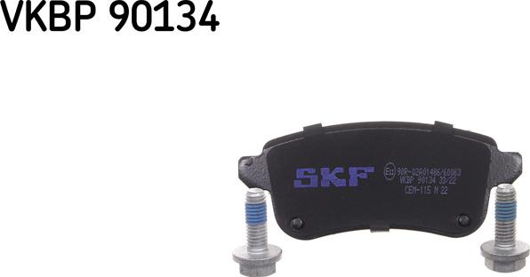 SKF VKBP 90134 - Komplet pločica, disk-kočnica parts5.com