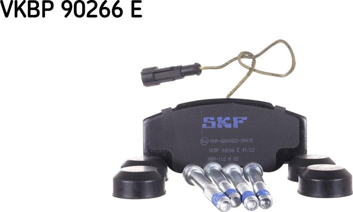 SKF VKBP 90266 E - Komplet zavornih oblog, ploscne (kolutne) zavore parts5.com