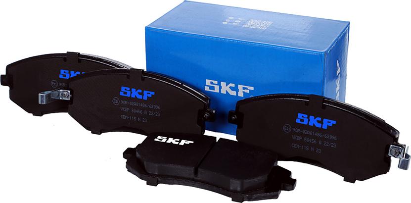 SKF VKBP 80456 A - Σετ τακάκια, δισκόφρενα parts5.com