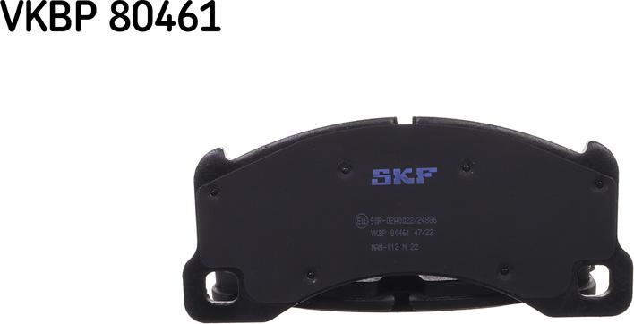 SKF VKBP 80461 - Brake Pad Set, disc brake parts5.com