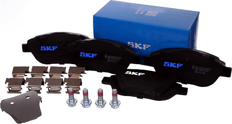 SKF VKBP 80098 - Juego de pastillas de freno parts5.com