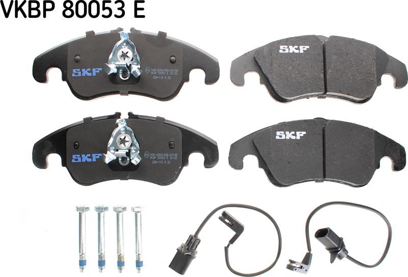 SKF VKBP 80053 E - Brake Pad Set, disc brake parts5.com