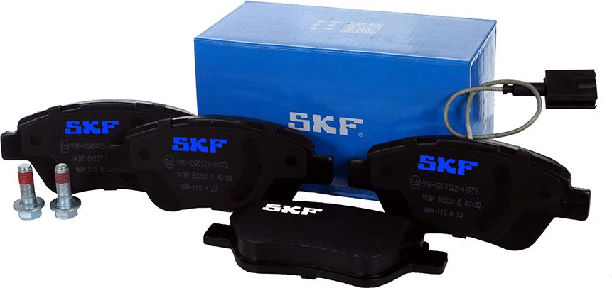 SKF VKBP 80227 E - Komplet kočnih obloga, disk kočnica parts5.com